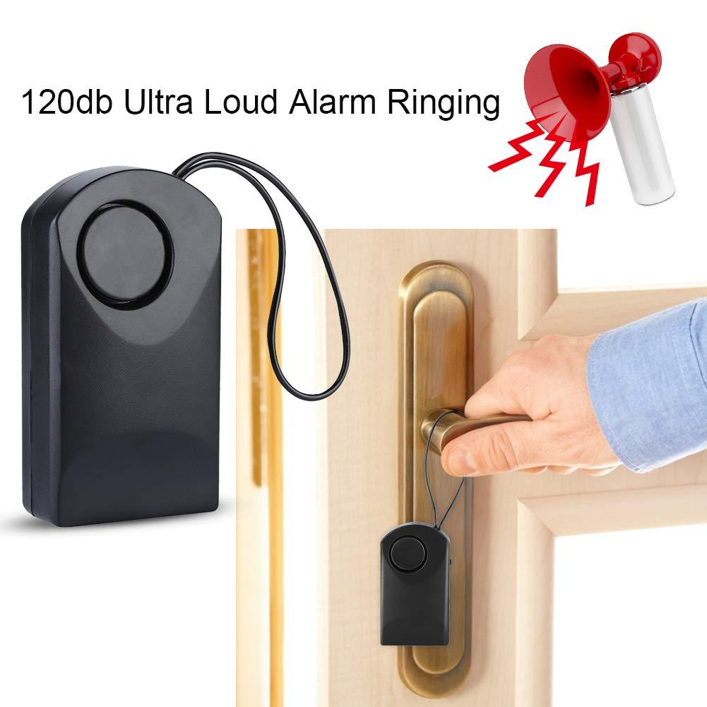 Sonew Portable Touch Door Sensor Anti Theft Security Alarm Door Knob Touch Alarm for Door Handle 120dB Ultra Alarm Ringing