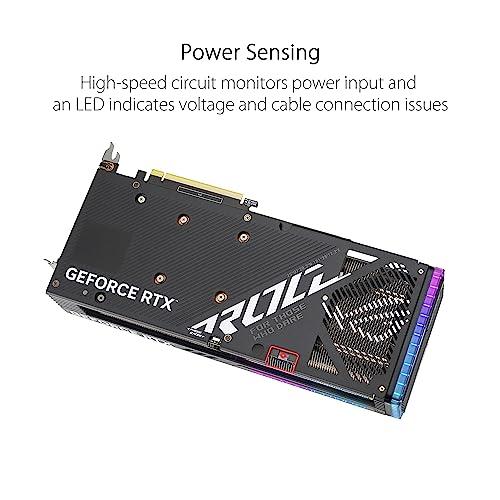 ASUS ASUS ROG Strix GeForce RTX 4060 OC Edition Gaming Graphics Card (PCIe 4.0, 8GB GDDR6, DLSS 3, HDMI 2.1a, DisplayPort 1.4a, Axial-tech Fan Design, Aura Sync, 0dB Technology)