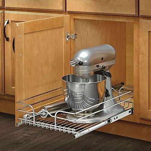 Rev-A-Shelf Rev-A-Shelf - 5WB1-1222-CR - 11 3/8 in. W x 22 in. D Base Cabinet Pull-Out Chrome Wire Basket