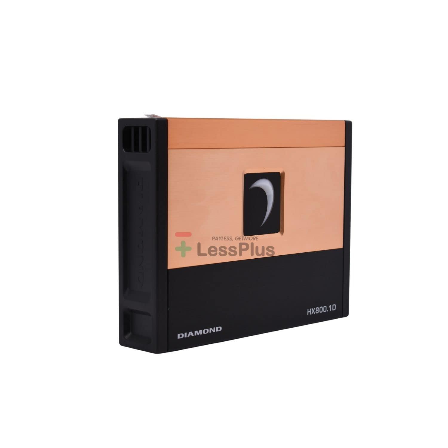 Diamond Audio Technology Diamond Audio HX800.1D 800W RMS HEX-Series Class-D Monoblock Amplifier + Free LAB Sticker