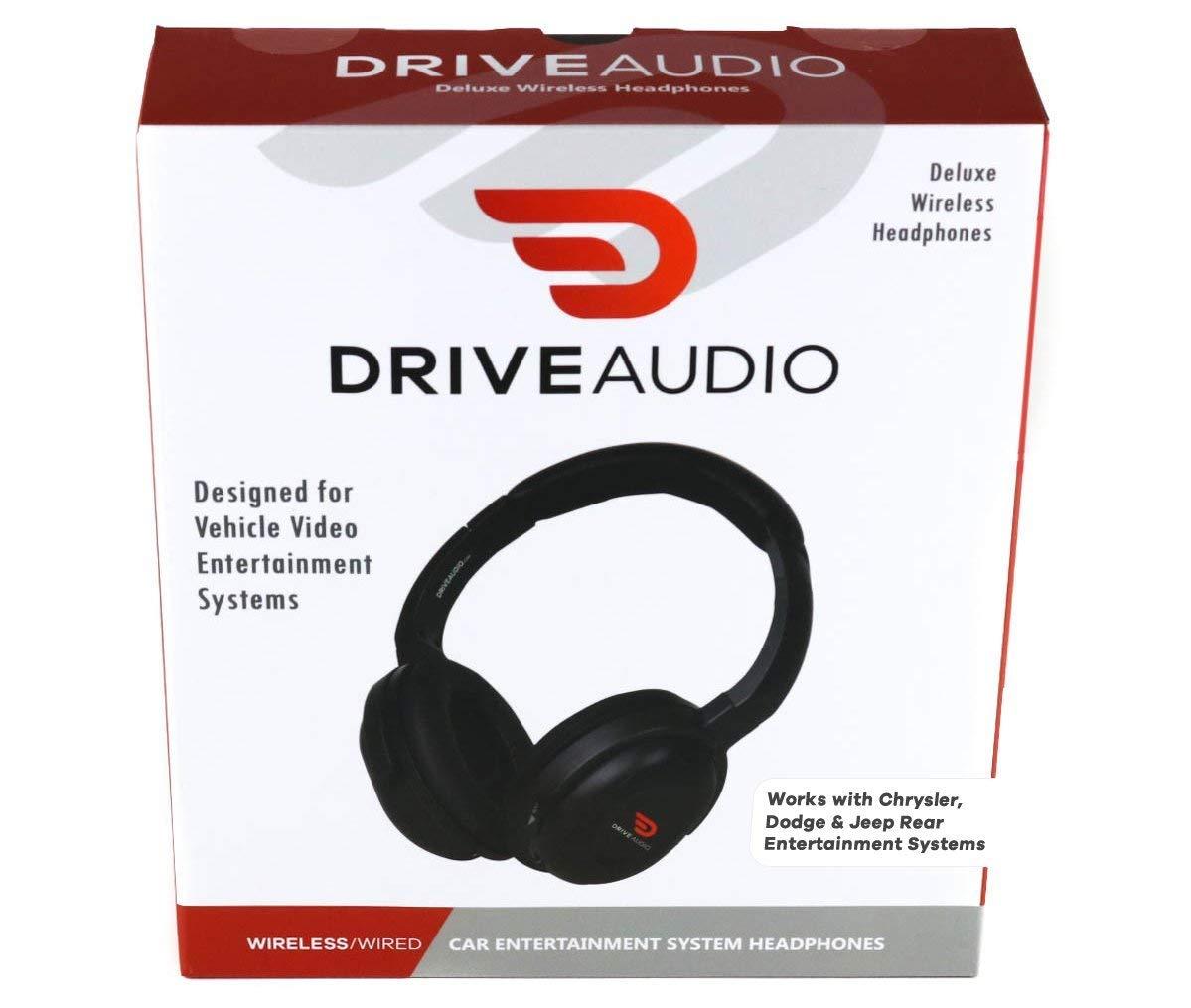 DRIVE AUDIO DRIVE AUDIO Headphone Compatible with Dodge & Chrysler uConnect VES Car OEM Video Systems Headset fits Town and Country Grand Caravan Durango Journey Ram Commander Grand Cherokee Patriot Wrangler