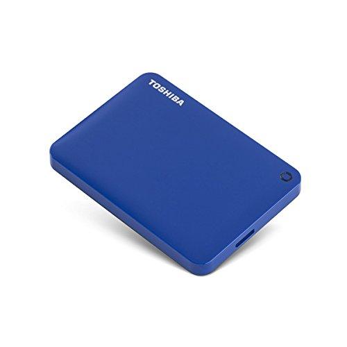 Toshiba Toshiba Canvio Connect II 2TB Portable Hard Drive, Blue (HDTC820XL3C1)