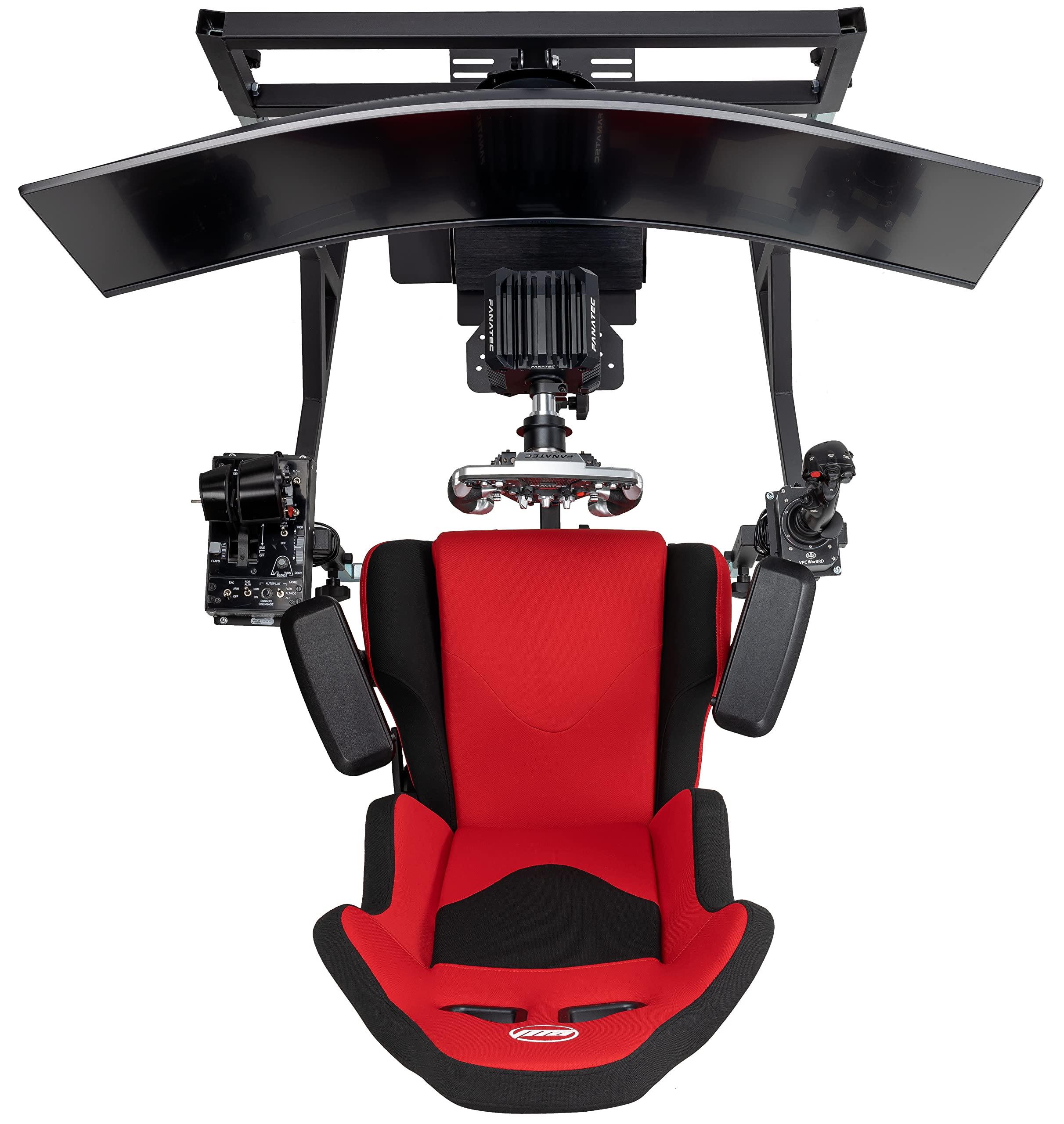 simfab SimFab Monitor Mount Floor Stand for Racing and Flight Simulators | for Monitors up to 100x100mm VESA, 24, 27, 32, 34, 37, 49 Ultra Wide