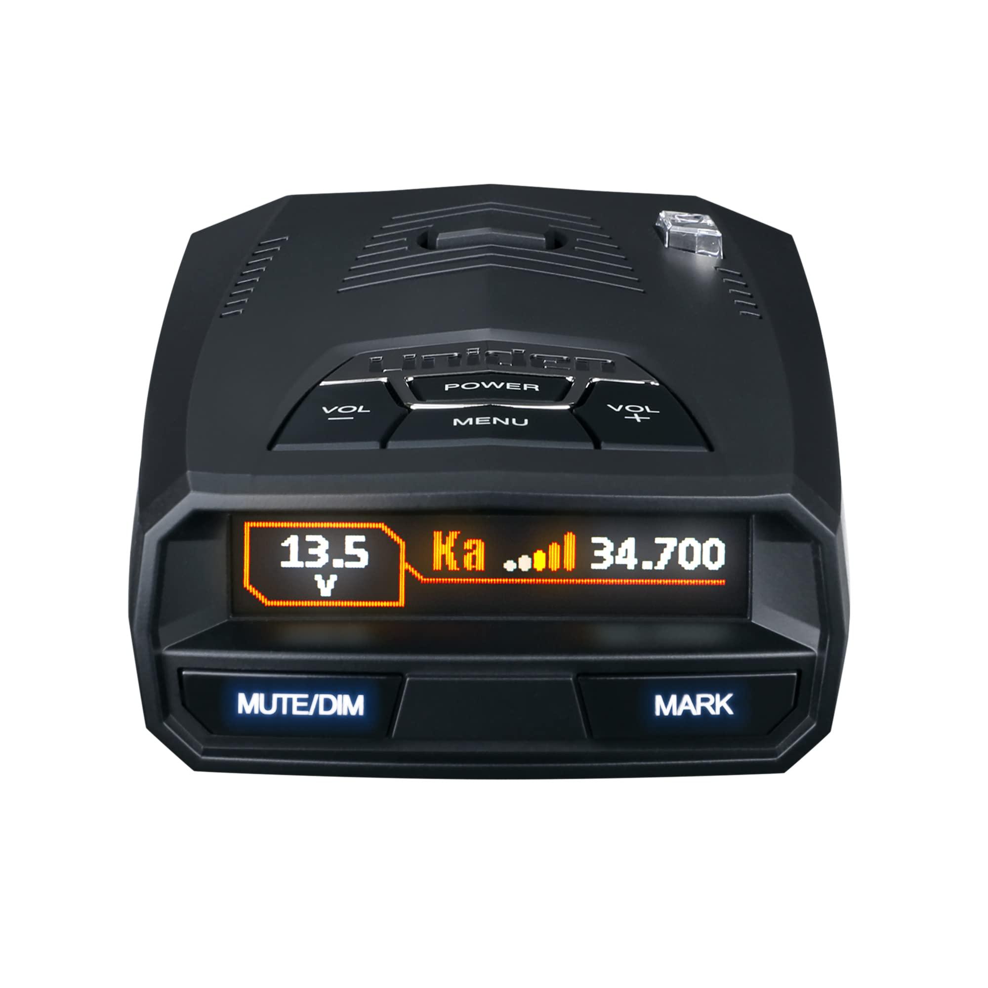 Uniden UNIDEN R4 Extreme Long-Range Laser/Radar Detector, Record Shattering Performance, Built-in GPS w/AUTO Mute Memory, Voice Alerts, Red Light & Speed Camera Alerts, Multi-Color OLED Display