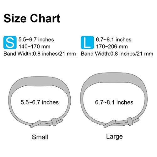 AK [5 Pack] Sport Bands Compatible with Fitbit Alta HR Bands and Fitbit Alta Bands Women Men, Classic Soft Silicone Replacement Wristbands Straps for Fitbit Alta HR/Fitbit Alta (5 Pack B, Small)