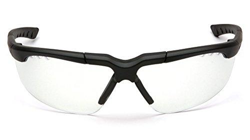 Pyramex Safety Pyramex Reatta Safety Eyewear, Clear Anti-Fog Lens With Charcoal Frame