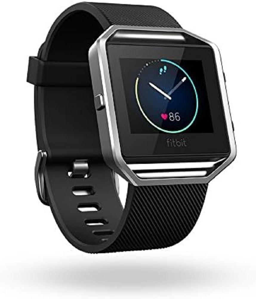 Fitbit Fitbit Blaze Smart Fitness Watch with Time Display, Black, Silver, Small (5.5 - 6.7 inch) (US Version)