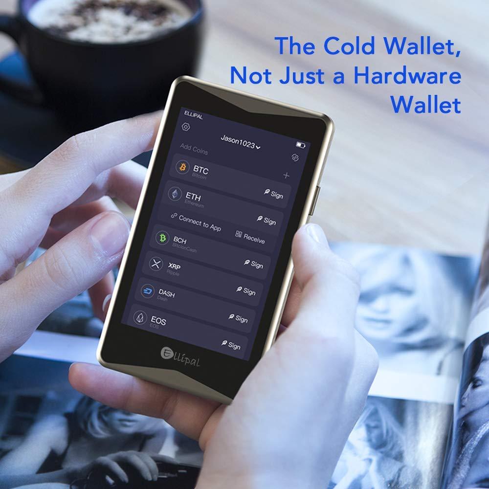 ELLIPAL ELLIPAL Titan Crypto Hardware Wallet - Cold Wallet, Multi-Currency&Token Support, Anti-Disassembly&Tampering, Internet Isolated, Easy Exchange& Trade, Support BTC XRP ETH USDT and More Tokens