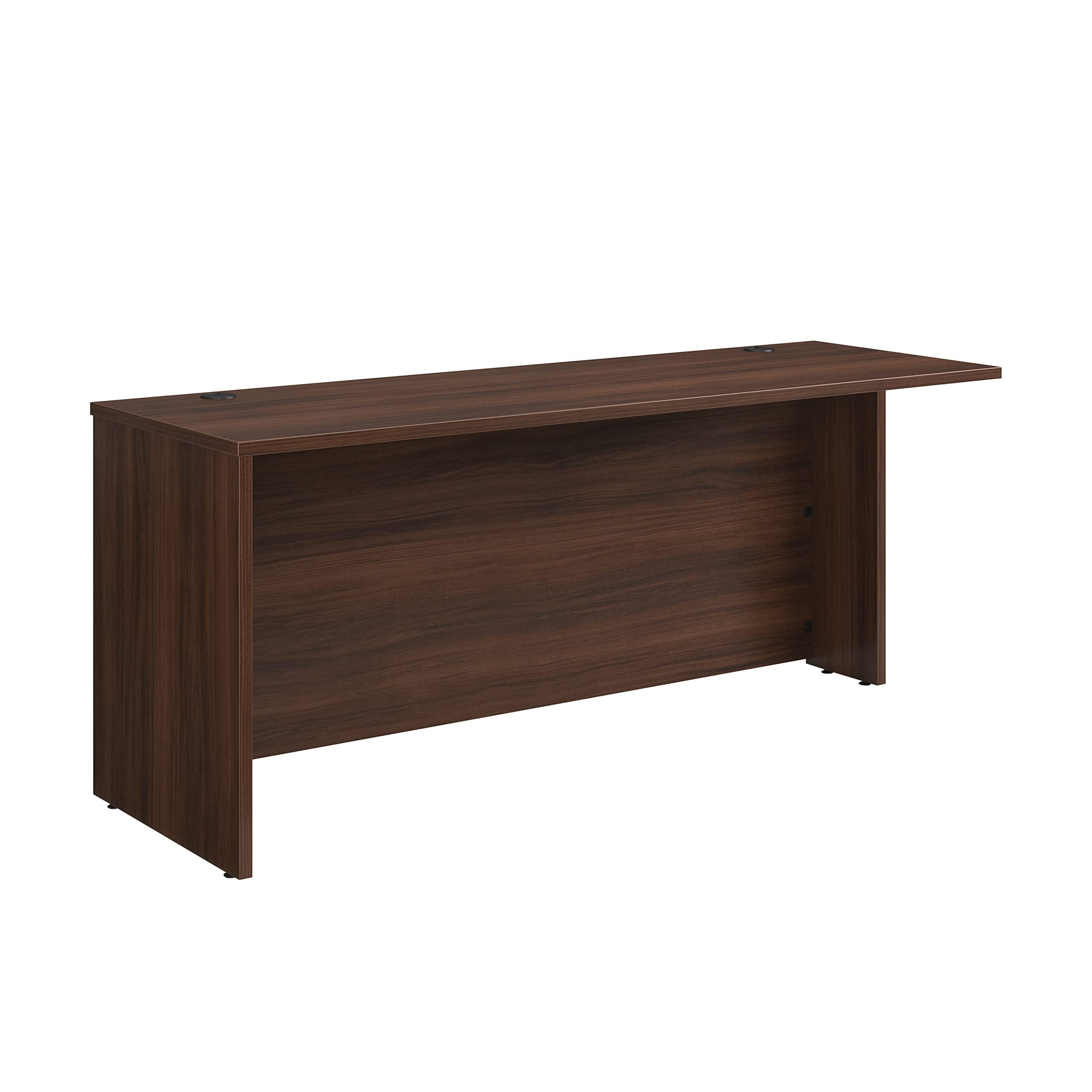 Sauder OfficeWorks by Sauder Affirm 72 X 24 Desk Shell/cred/Return, Noble Elm Finish