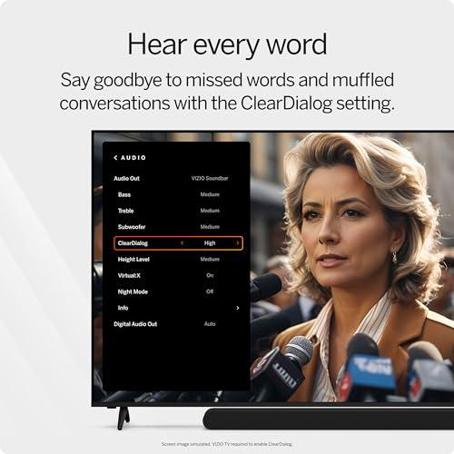 VIZIO VIZIO 2.1 Soundbar, Wireless Subwoofer w/Dolby Atmos, DTS:X, Bluetooth Speaker SV210M-0808 (New, 2024 Model)