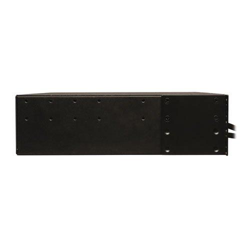 Tripp Lite Tripp Lite Metered PDU with ATS, 30A, 25 Outlets (24 5-15/20R, 1 L5-30R), 120V, 2 L5-30P, 2 10 ft. Cords, 2U Rack-Mount Power, TAA (PDUMH30AT) , Black