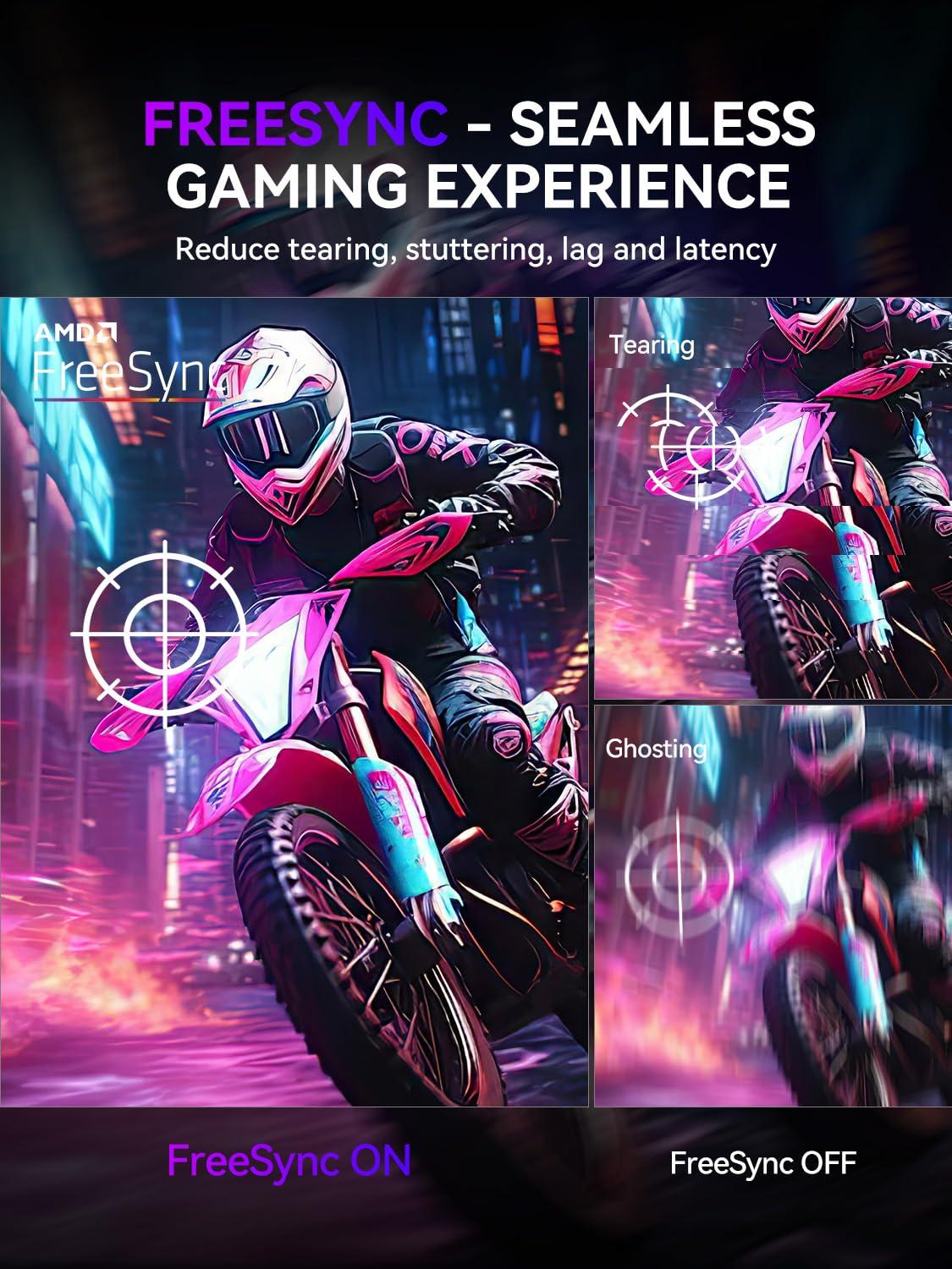 UPERFECT UPERFECT Portable Monitor 18-inch 2K 144HZ 100% DCI-P3 500Nits w/VESA & Stand 180 Adjustable Ultra-Slim & Lightweight Frameless FHD FreeSync IPS HDR Gaming Display, Travel Second Monitor for Laptop