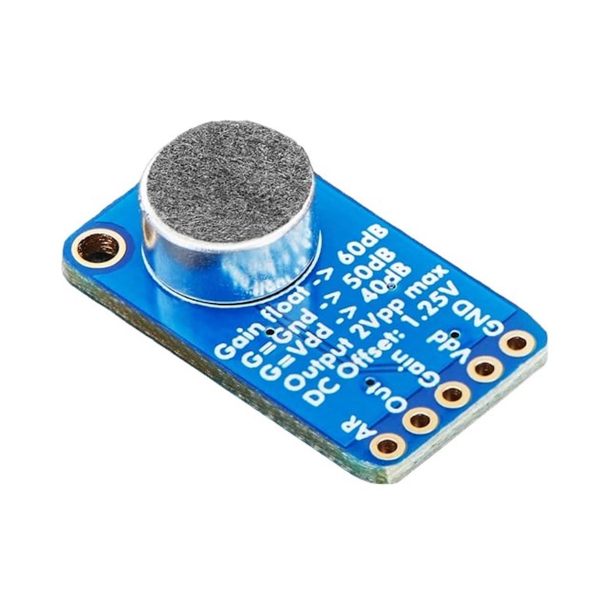 Adafruit Adafruit Electret Microphone Amplifier - MAX9814 with Auto Gain Control [ADA1713]