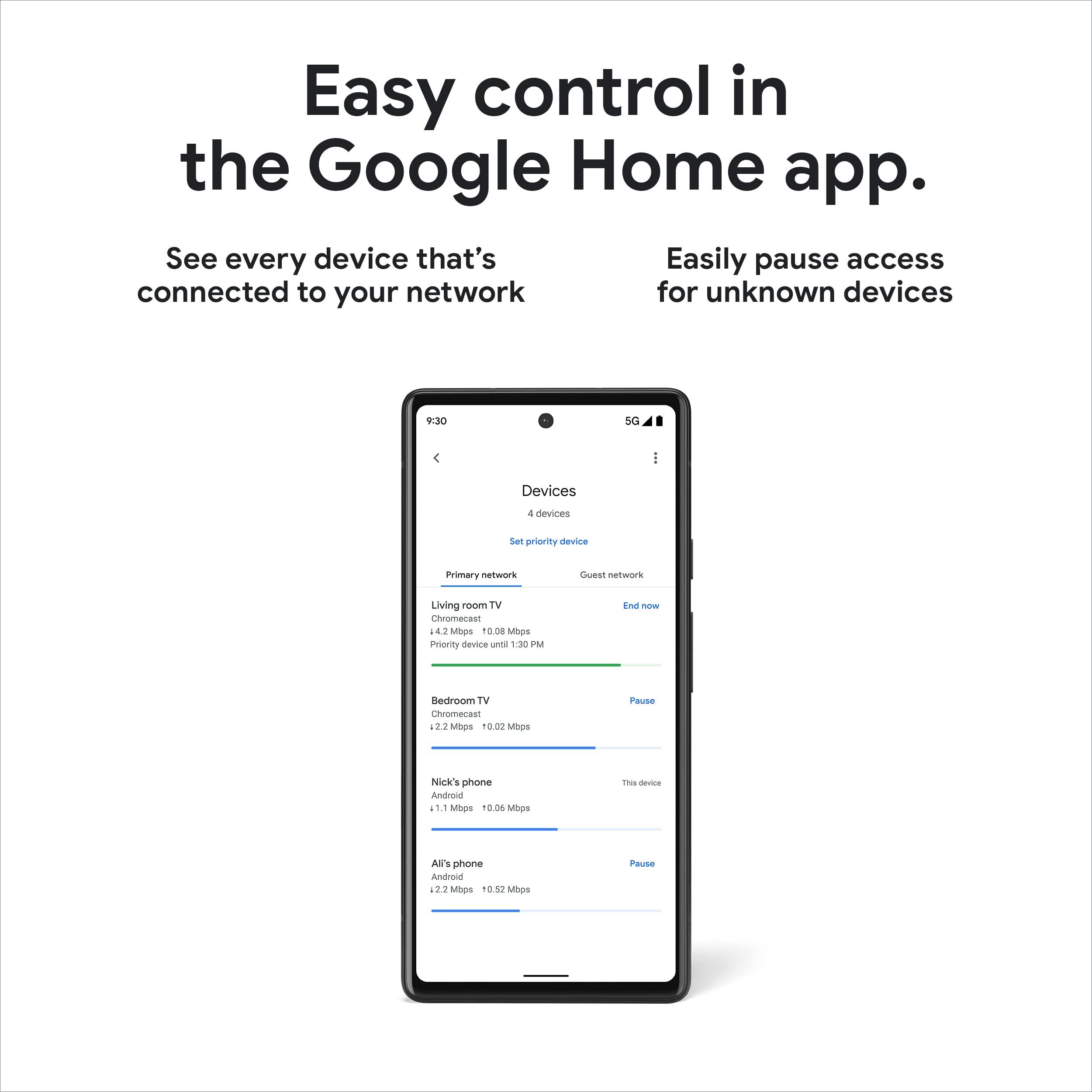 Google Google Nest WiFi Pro - 6E - Reliable Wi-Fi System with Fast Speed and Whole Home Coverage - Mesh Wi-Fi Router - 3 Pack - Snow, Linen, Fog