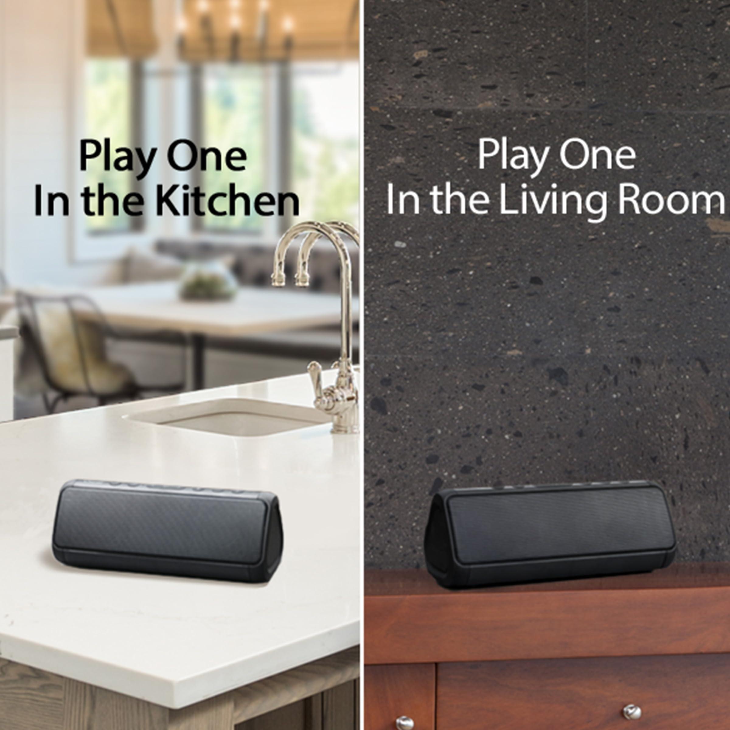 Cambridge Soundworks Cambridge Soundworks OontZ PRO Dual Bluetooth Speaker, 21-Watts Louder Volume, Exceptional Sound & Bass, 100ft Wireless Range, Waterproof