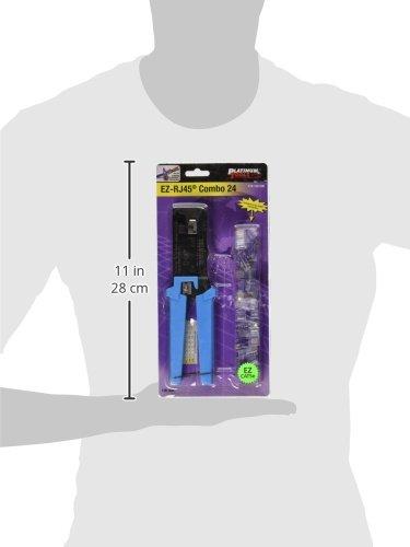 Platinum Tools Platinum Tools 100008 EZ-RJ45 Combo - 24. Clamshell. silver