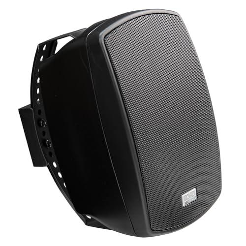 OSD Audio OSD AP490 4\" Outdoor Patio Speaker Pair, 60W RMS and 70V, IPX6 Weather Resistant, Full Motion Bracket, Black