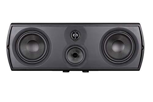 Aperion Audio Aperion Audio Verus III Grand V6C 3-Way Center Channel Speaker with Dual 6.5-Inch Woofers for Home Theater, Crystal-Clear Dialogue and Vocals, Passive, Wall Mountable, Single (Gloss Cherry)