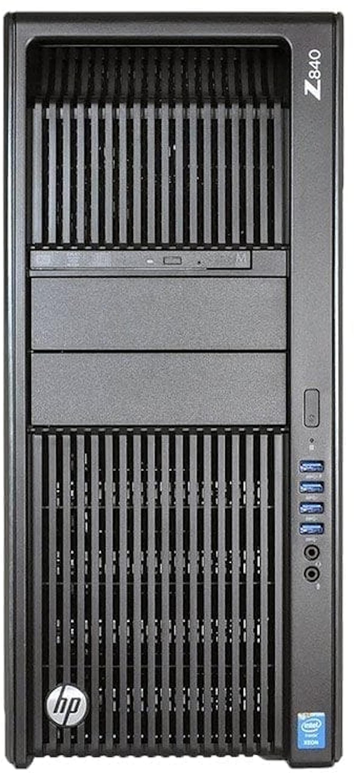 HP HP Z840 Workstation, 2X Intel Xeon E5-2678 v3 up to 3.1GHz (24 Cores Total), 128GB DDR4, 4X 1TB SSD, Quadro M4000 8GB (4X Display Ports), USB 3.0, Windows 10 Professional 64-bit (Renewed)
