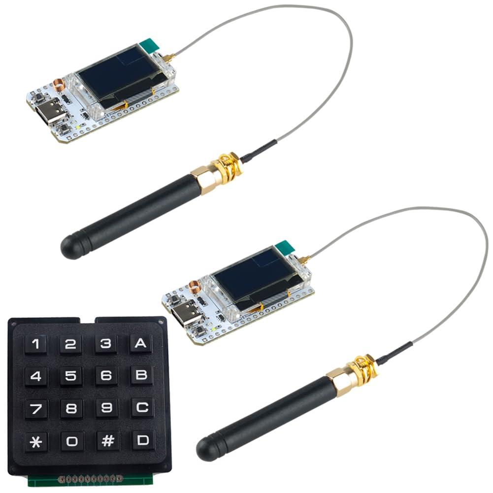 DIYmalls DIYmalls 915 ESP32 LoRa V3 + Keypad 4x4 Matrix Membrane