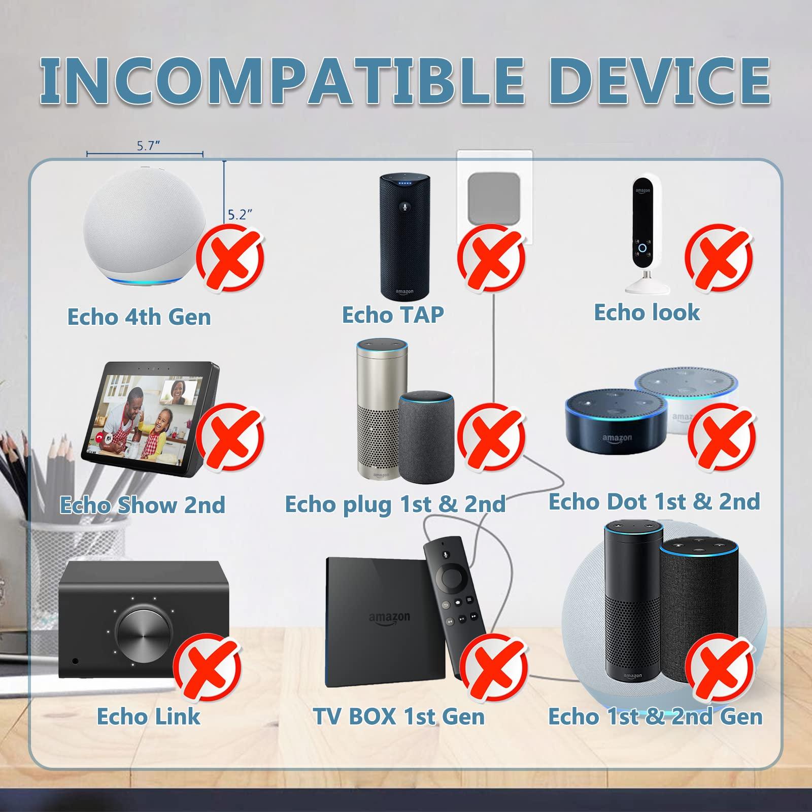 ZTTXL ZTTXL 15W Power Adapter for Echo, Dot 3rd Generation, (3rd/4th Gen) with Clock, Kids Edition, Echo Show 5, Echo Spot, and Fire TV Cube, 5Ft AC Adapter Power Cord