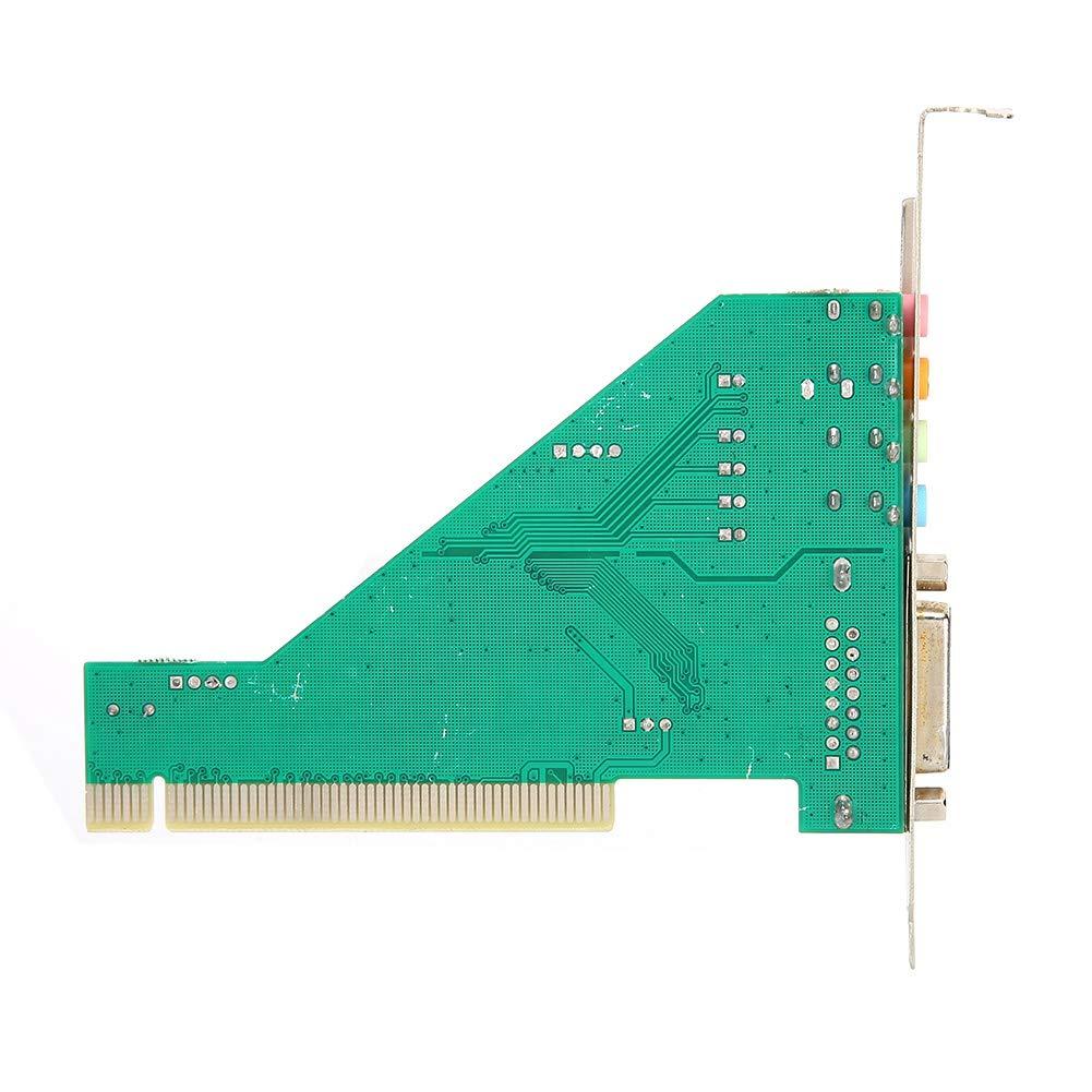 VBESTLIFE CMI8738 PCI Sound Card, PCI Sound Card Channel 4.1 for Computer Desktop Internal Audio Karte Stereo Surround