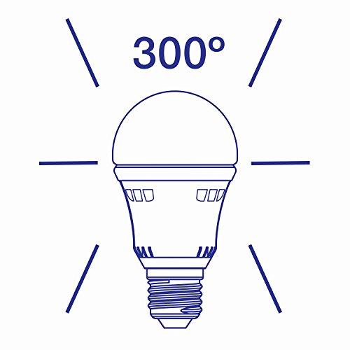 Verbatim Verbatim Contour Series A19 Omnidirectional Warm White 2700K LED Bulb, Replaces 60W, Dimmable 98949