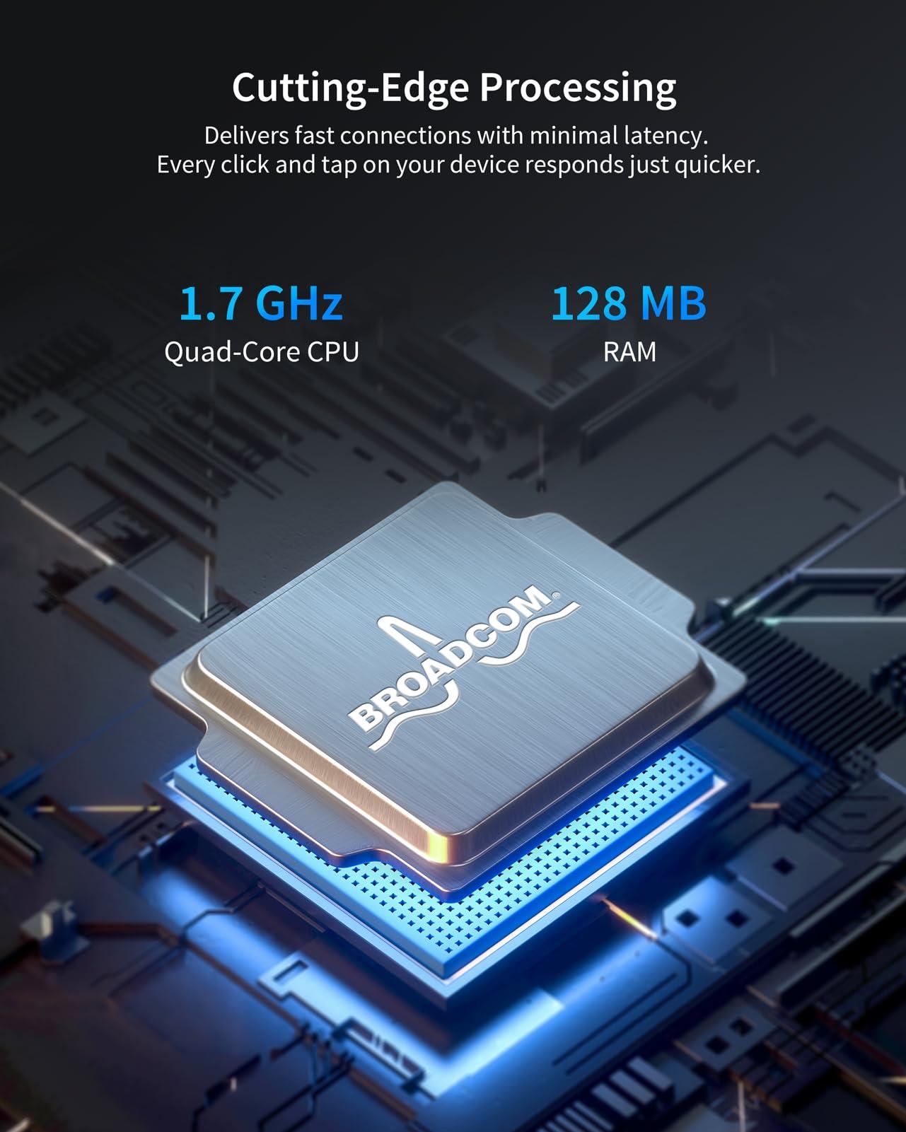 BrosTrend BrosTrend AX3000 WiFi 6 Range Extender Booster with Gigabit Port, WiFi Booster Repeater, Dual Band Repetidor WiFi 6, WiFi 6 Extender Signal Booster for Home Up to 2200 sq.ft. & 45 Devices, Easy Setup