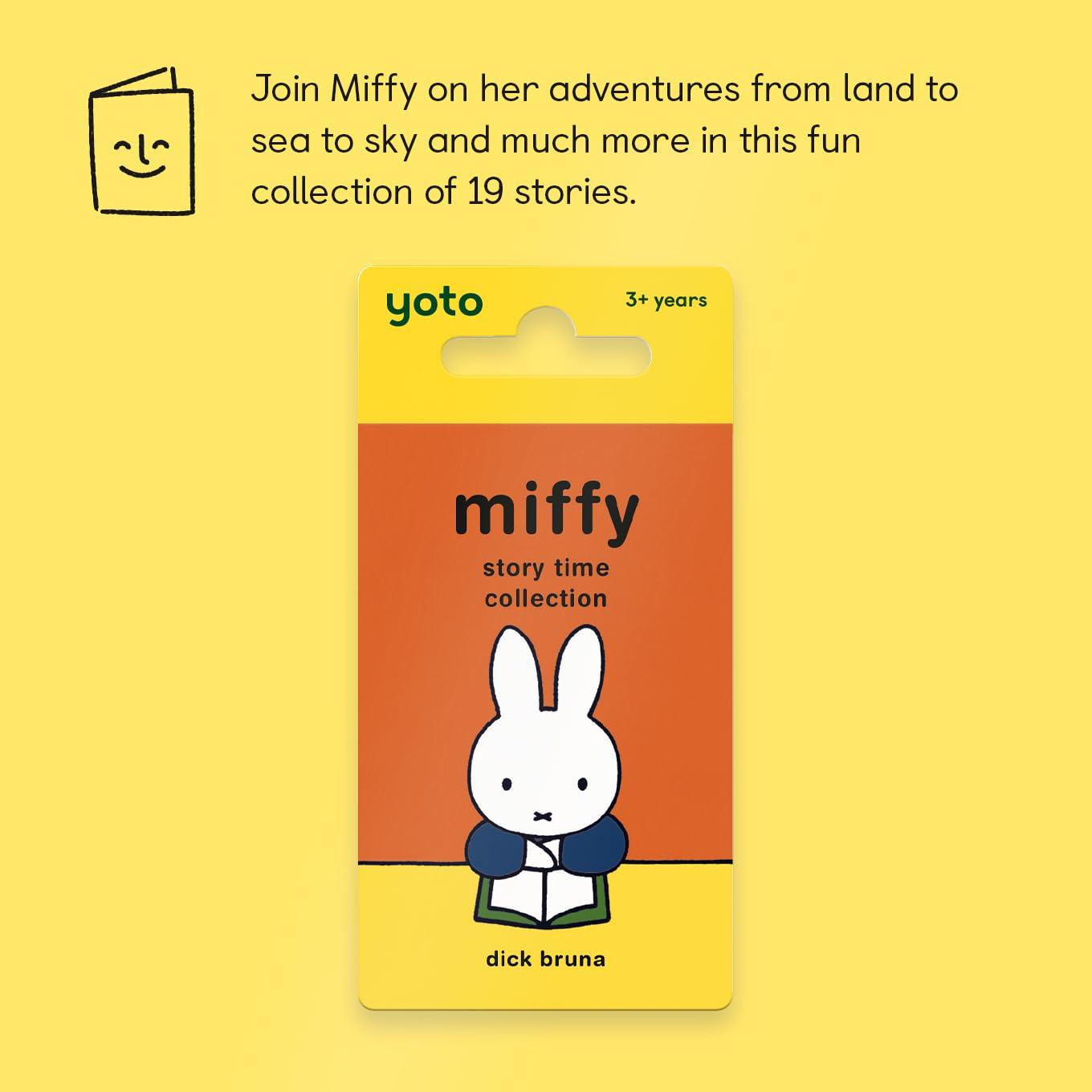 Yoto Yoto Miffy Story Time Collection Kids Audio Card for Use with Player & Mini Allin1 Audio Device, Educational & ScreenFree Listening with Fun Playtime, Bedtime & Travel Stories, Ages 3+