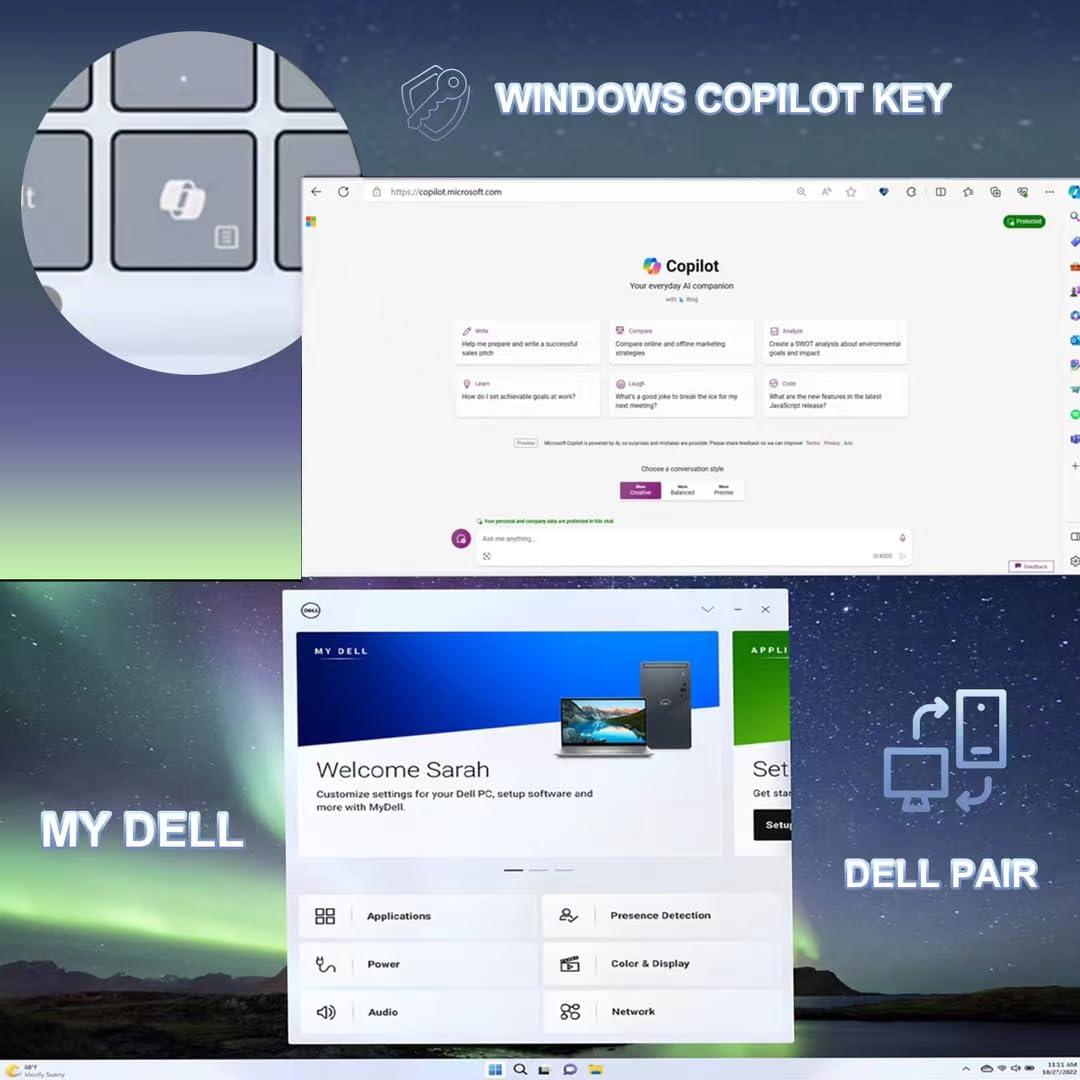 Dell Dell Inspiron 14 7430 2-in-1 Business Laptop (14" FHD+ Touchscreen, Intel 10-Core i7-1355U, 16GB LPDDR5 RAM, 1TB SSD, Active Stylus) Backlit, FP, FHD Webcam, 2024 Inspiron 7000, Win 11 Pro, Silver