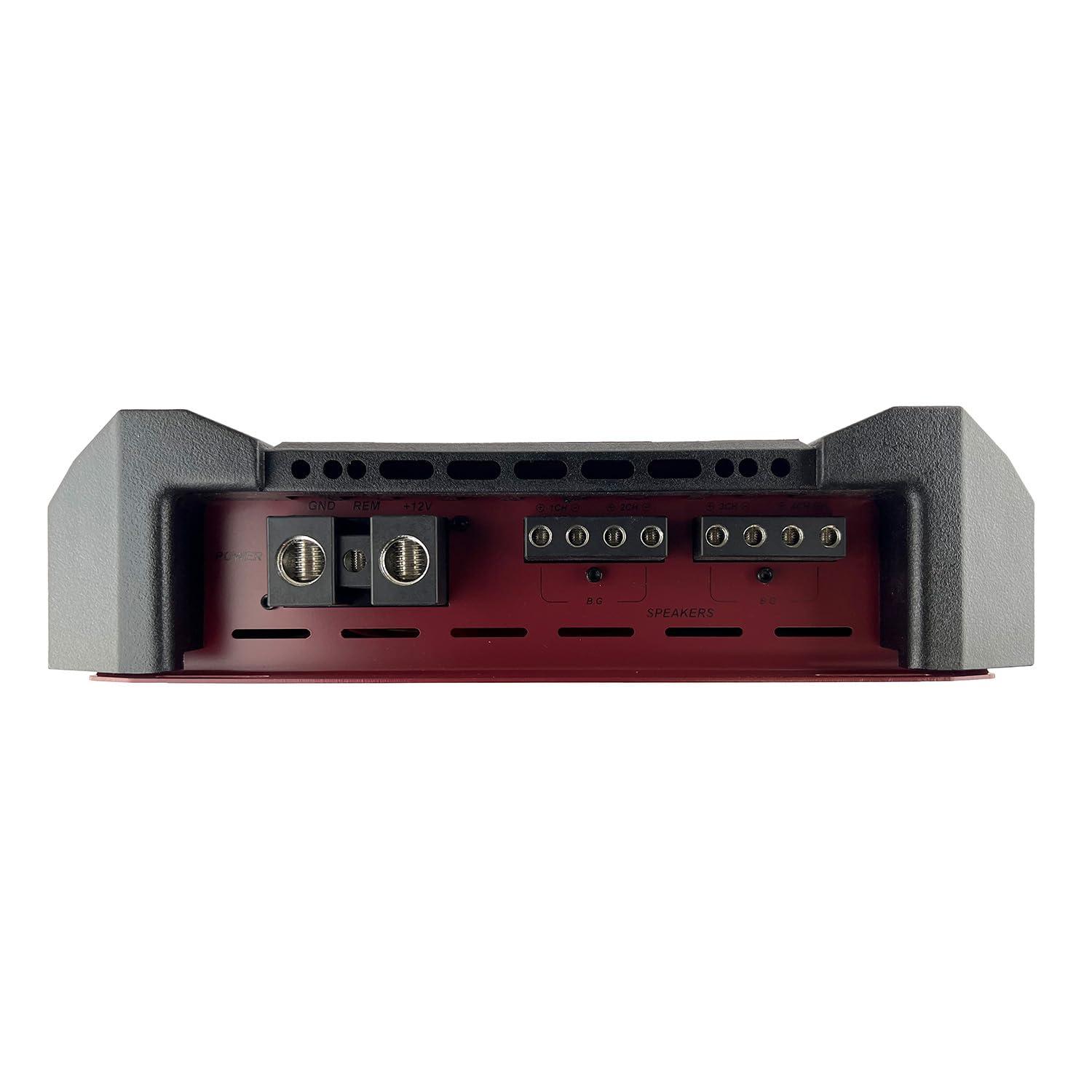 ORION Orion HCCA Series HCCA1500.4 High Performance 1500W RMS 4-Channel Class A/B Amplifier - 1 Ohm Stable, Low/High Pass Crossover, Bass Boost Control, MOSFET Power Supply, with Bass Knob, Made in Korea