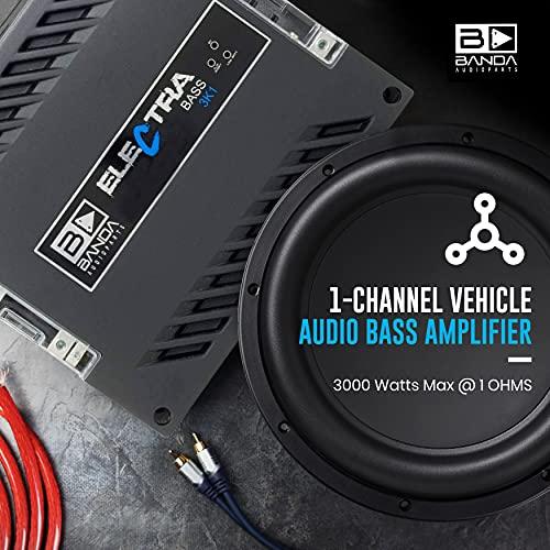 Banda Audioparts Banda Mdulo Amplificador Digital Banda Electra Bass 3K1-1 Canal - 3750 Watts RMS - 1 Ohm