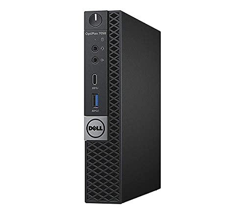 Dell Dell OptiPlex 7050 Micro Form Factor Desktop Computer, Intel Core i5-7500T Quad-Core Up to 3.3GHz, 16GB DDR4, 512GB Solid State Drive, Windows 10 Pro (Renewed)