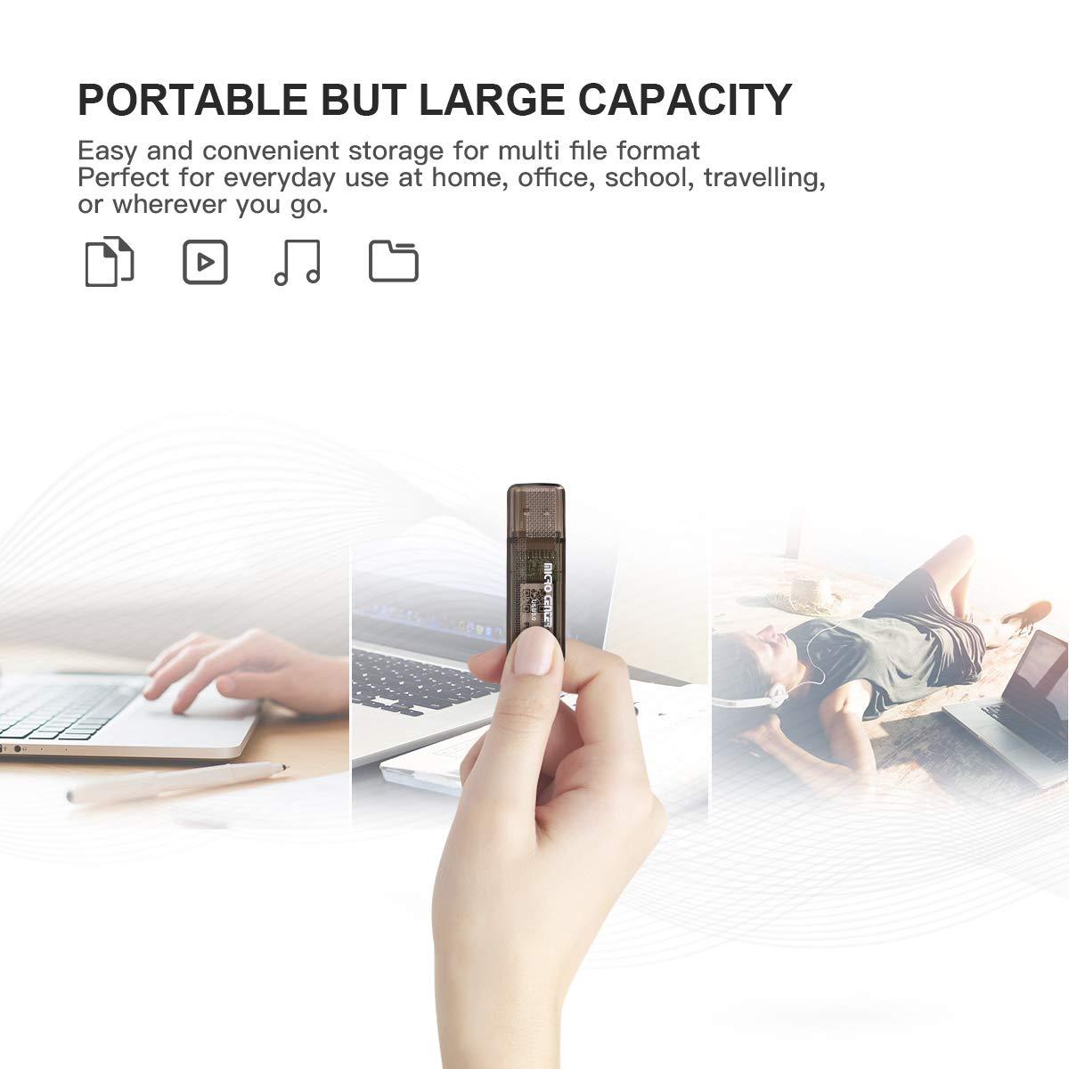 INLAND INLAND Micro Center Super Speed 2 Pack 32GB USB 3.0/USB3.1 Gen1 Flash Drive Gum Size Memory Stick Thumb Drive Data Storage Jump Drive (32G 2-Pack)