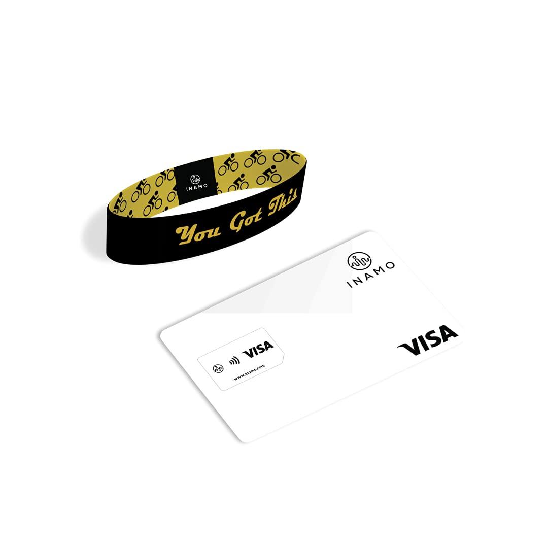 INAMO Inamo Contactless Wearable Payment Device, Wristband, You Got This, Small