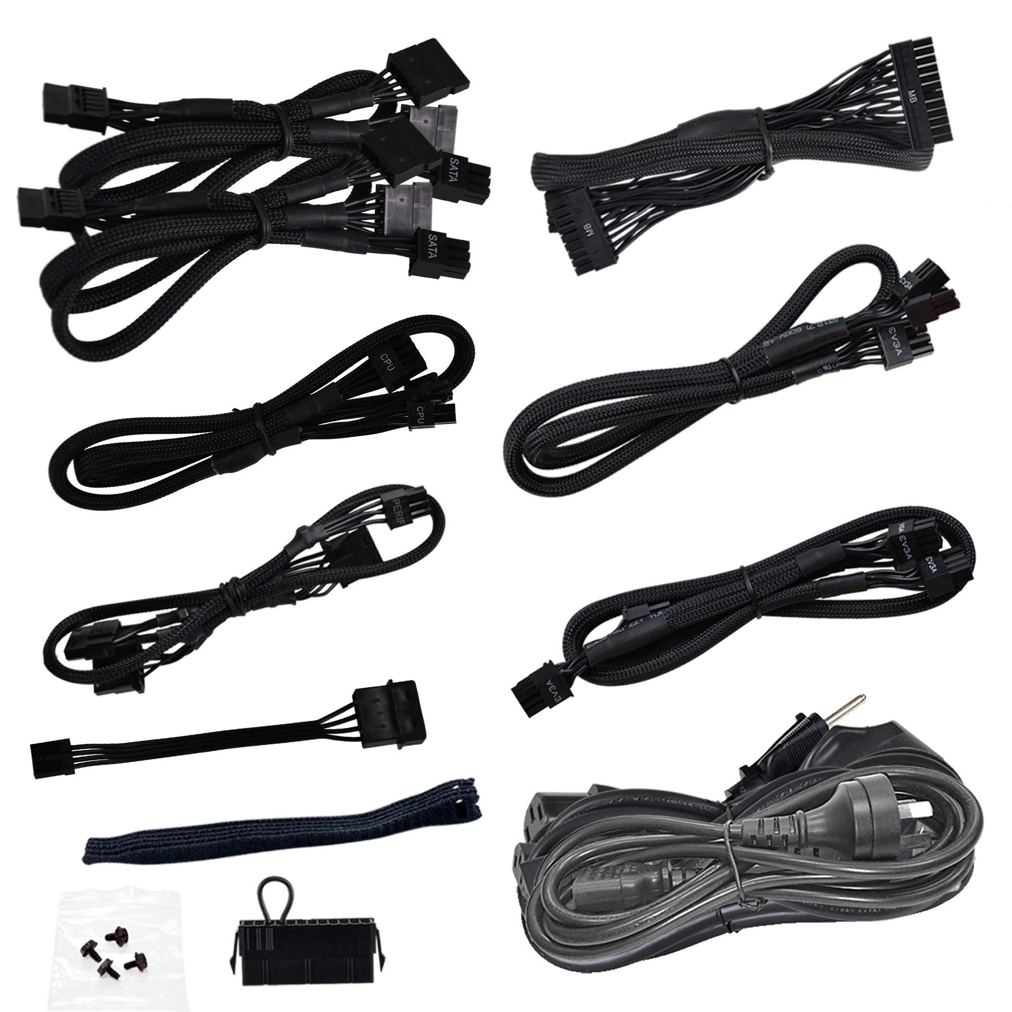 EVGA EVGA 650 GT, 80 Plus Gold 650W, Fully Modular, Auto Eco Mode with FDB Fan, 100% Japanese Capacitors, 7 Year Warranty, Includes Power ON Self Tester, Compact 150mm Size, Power Supply 220-GT-0650-Y1