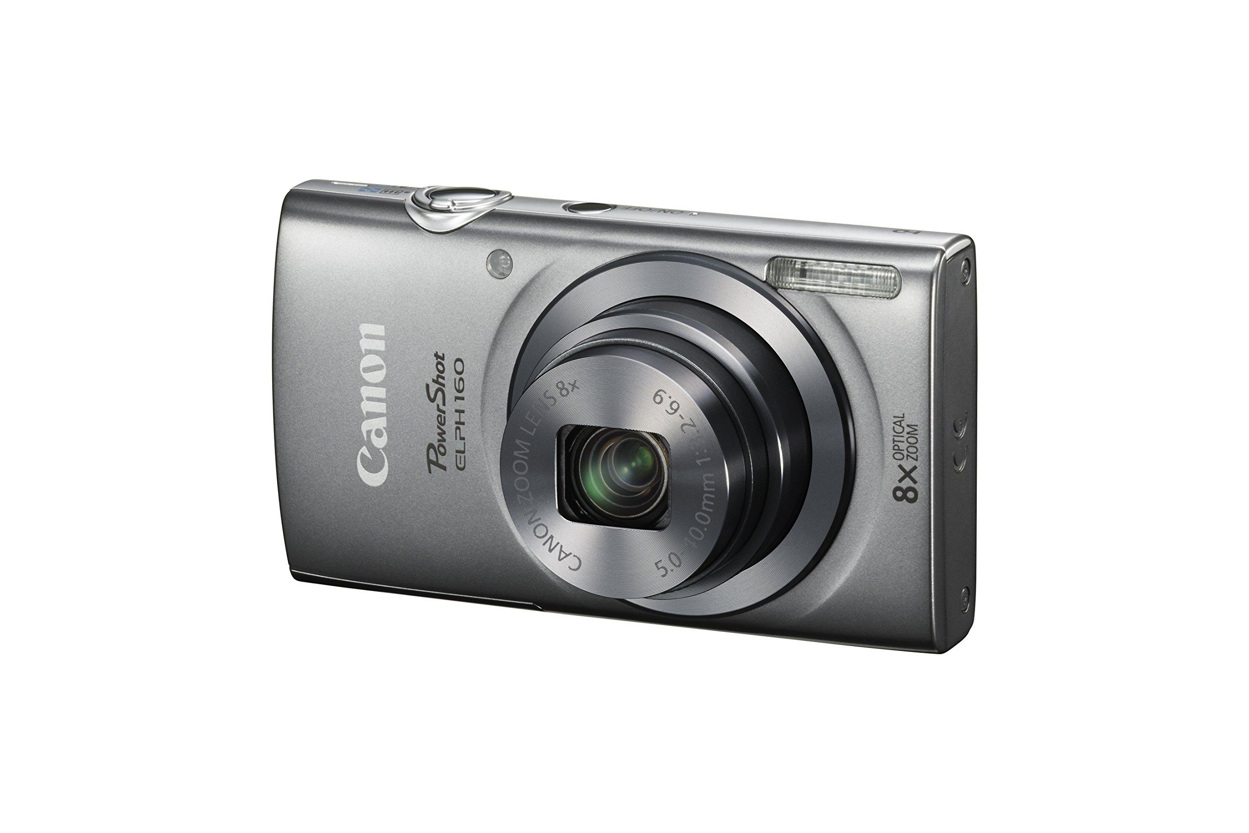 Canon Canon PowerShot ELPH 160 (Silver) (Renewed)