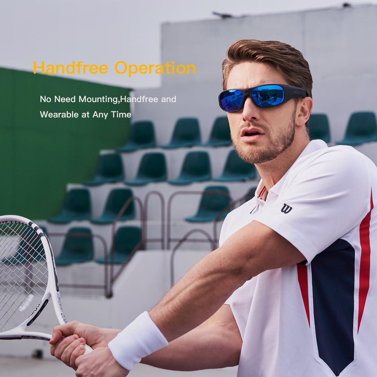 OhO sunshine OhO Camera Glasses,4K Pro 24M Resolution H.265 Smart Glasses with Built-in 512GB Memory,UV400 Sunglasses for Outdoor Sport