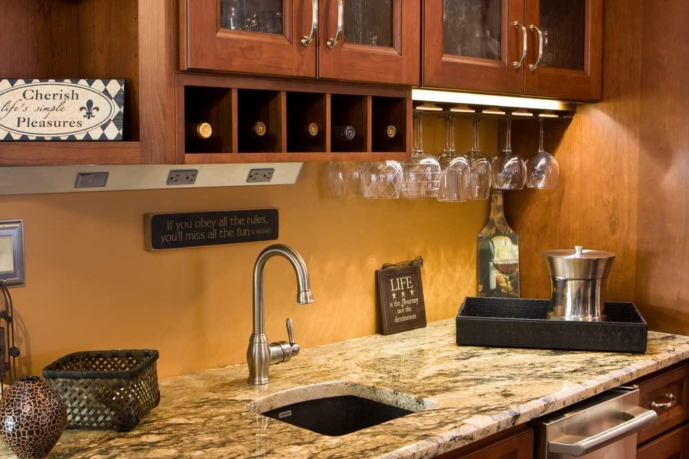 Hardware Resources Task Lighting TR Series Angle Power Strip, 24 inch, 2 Dual Receptacles, Bronze