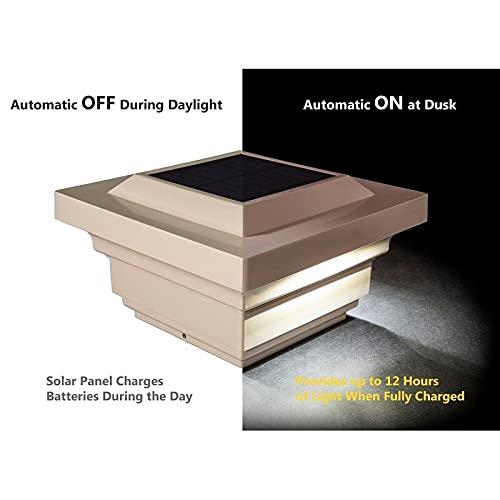 Classy Caps CLASSY CAPS MFG. Classy Caps 4x4 Regal Solar Post Cap Light (Set of 2)