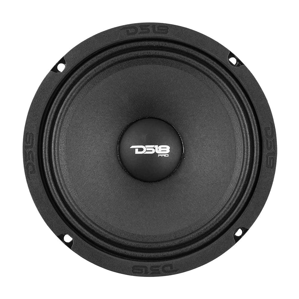 DS18 DS18 PRO-NS6 6.5" Shallow Loudspeaker Car Audio - Midrange, 300W Max, 150W RMS, 8 Ohms, Slim Neodymium Speaker Magnet - Elegant Neodymium Midrange 6.5 Inch Loudspeaker Available (1 Speaker)