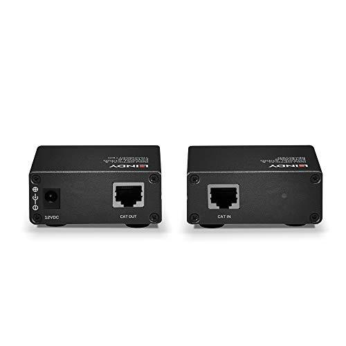 Lindy Lindy 150m Cat.6 TosLink Optical & Coaxial Digital Audio Extender, Stereo & Multi Channel Audio, Dolby Digital & DTS, Supports PoC (Power over Cat Cable), TV, Amplifier, Speaker, Soundbar, AV Receiver