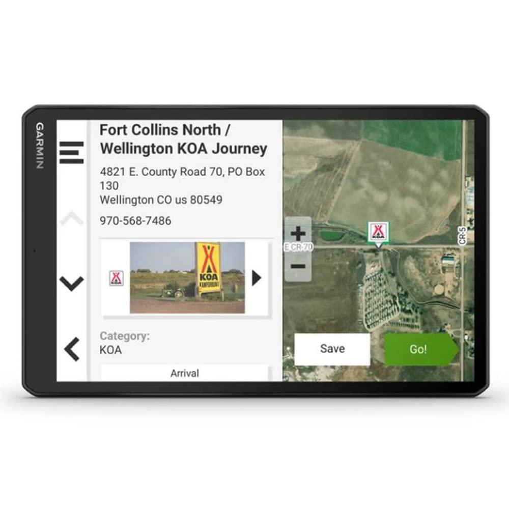 Garmin Garmin 010-02749-00 RV 1095 10\" RV GPS Navigator Deco Gear Dual DC12V/24V Electronic Multifunction Car Socket and Deco Gear Hard Shell EVA Case