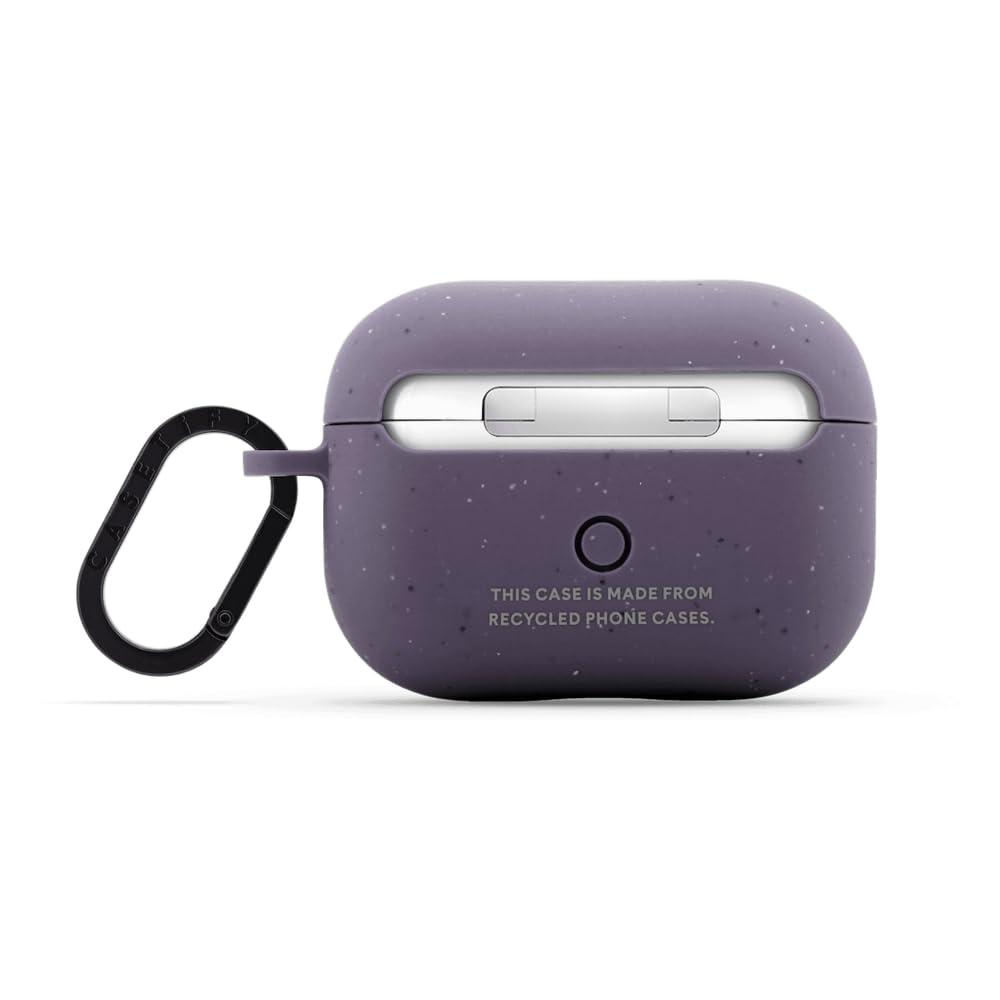 CASETiFY CASETiFY Bounce Airpods Pro (1st/2nd Gen) Case with Ring - Spring Botanicals - Matte Deep Purple