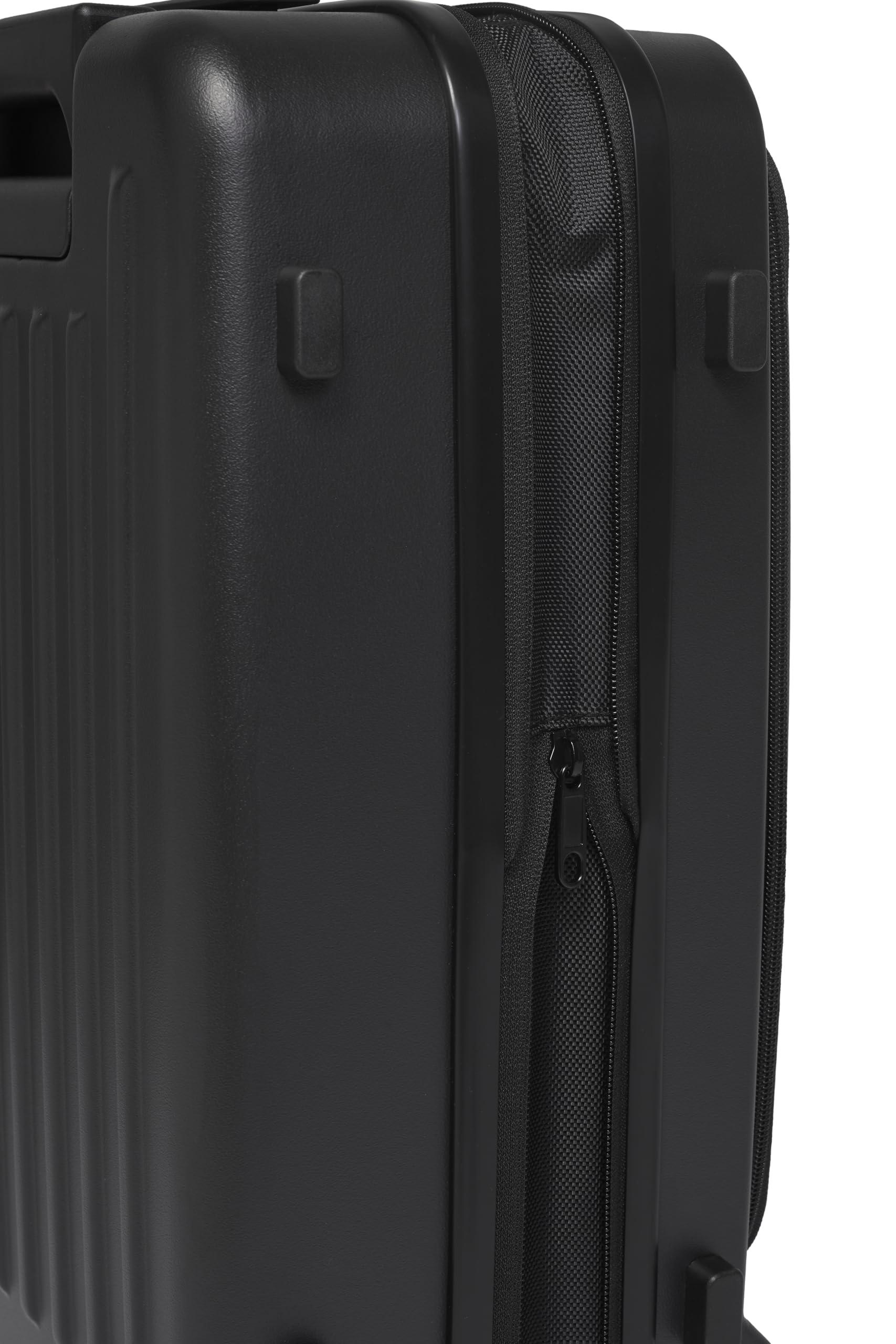 acer Acer Hardside Expandable Luggage Laptop Bag with Spinner Wheels, Black