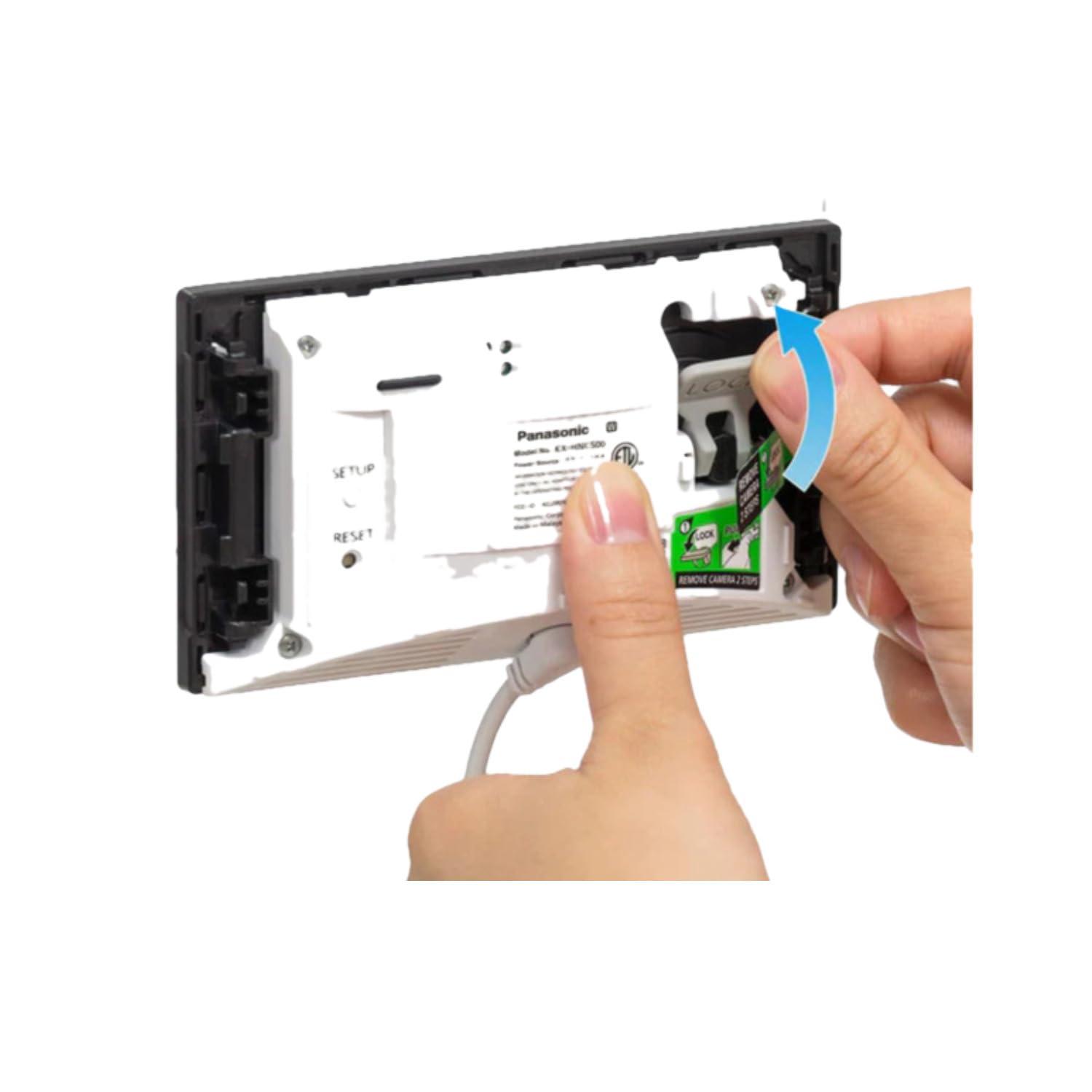 Panasonic Panasonic HomeHawk Window Home Monitoring Camera for Outdoor Monitoring, Mounts to Inside Window, Color Night Vision, Wide Angle, 24/7 Full HD Recording, Person Detection, Alexa Compatible KX-HNC500