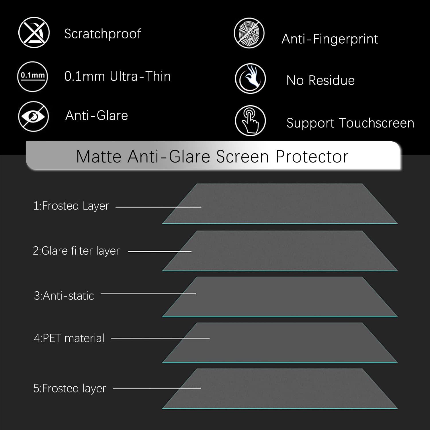 KEANBOLL KEANBOLL 3 Pack Anti Glare Screen Protector for 2024 Microsoft Surface Laptop 6 & Laptop 5 & Laptop 4 & Laptop 3 (13.5 Inch),Anti Fingerprint (Matte) Shield