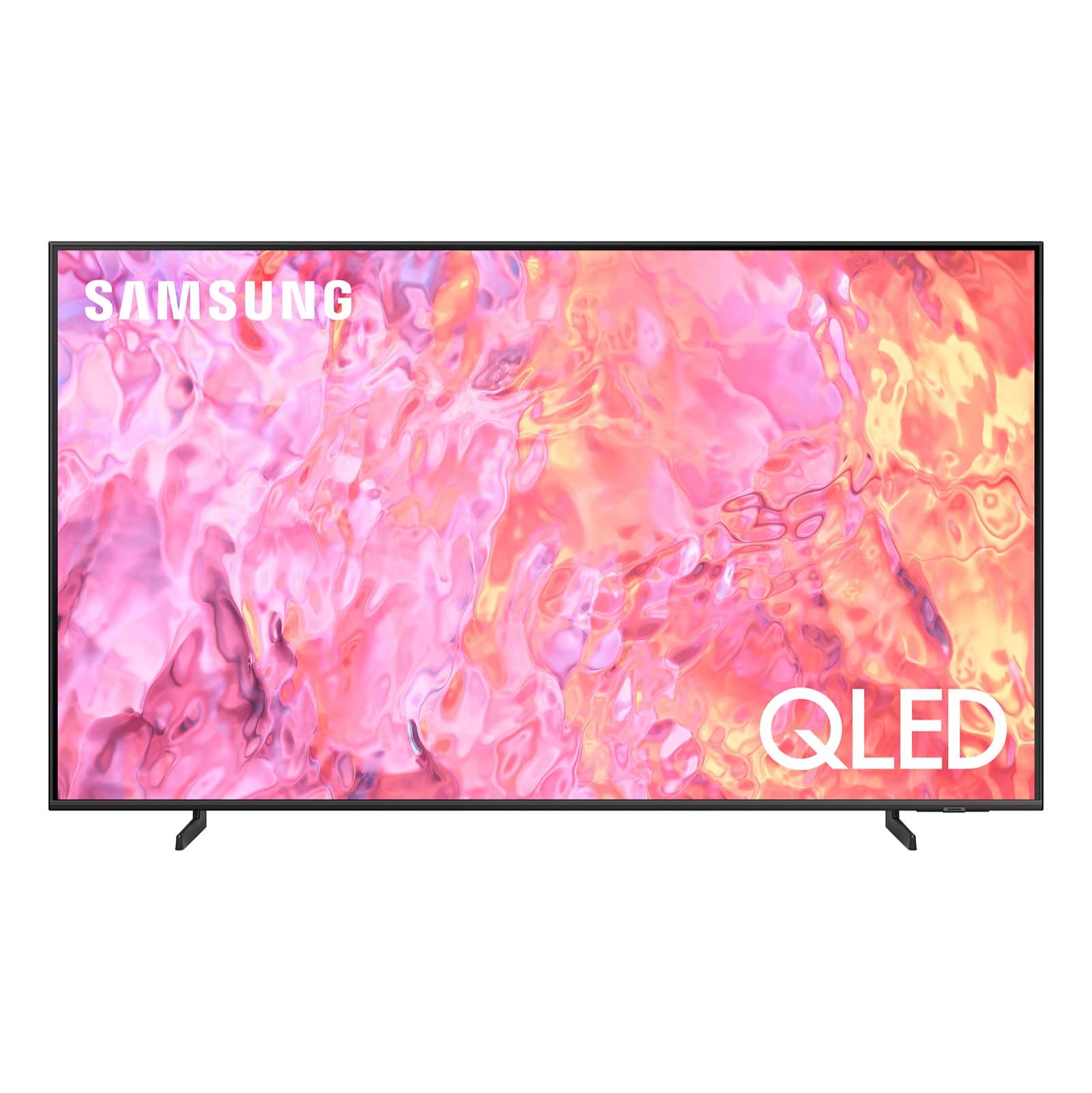 SAMSUNG SAMSUNG 70-Inch Class QLED 4K Q60C Series Quantum HDR, Dual LED, Object Tracking Sound Lite, Q-Symphony, Motion Xcelerator, Gaming Hub, Smart TV with Alexa Built-in (QN70Q60C, 2023 Model)