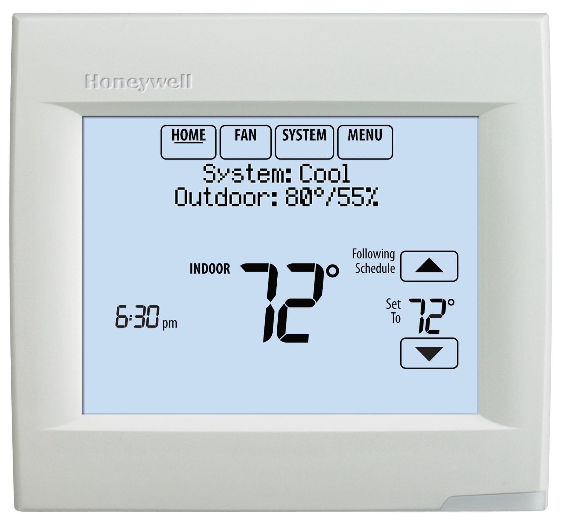 Honeywell Honeywell TH8110R1008 Vision Pro 8000 Touch Screen Single Stage Thermostat with Red Link Technology