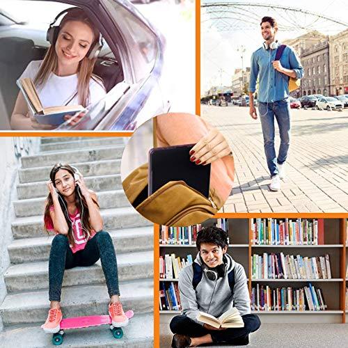 MONODEAL Portable CD Player with Headphones, Monodeal CW605 Compact Design CD Player with LCD Disply, Anti-Skip Personal CD Player for Car, Rechargeable CD Player for Music Audiobook Listening